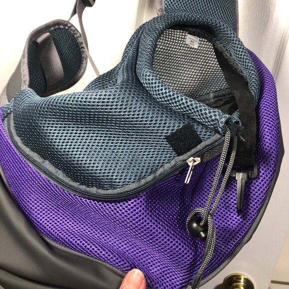 Yudodo slingback dog/cat carrier, breathable mesh, M - Picture 3 of 14